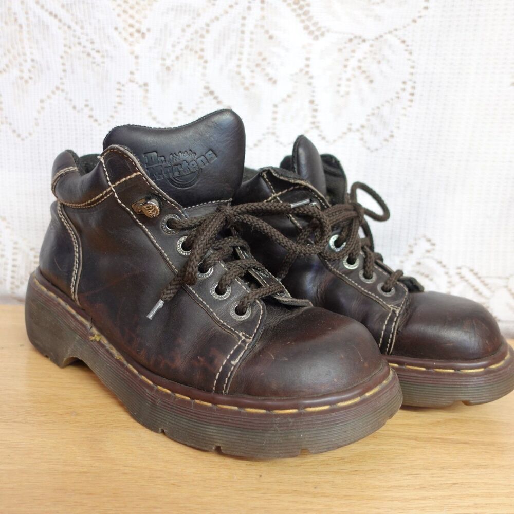 Dr. Martens 8542 Size Mens 7 Ankle Boots High Top Grunge Chunky 90s ENGLAND MADE